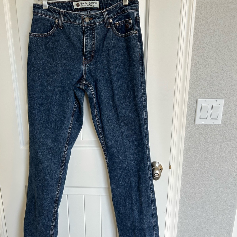 EUC Harley Davidson Boot cut size 6 L jeans